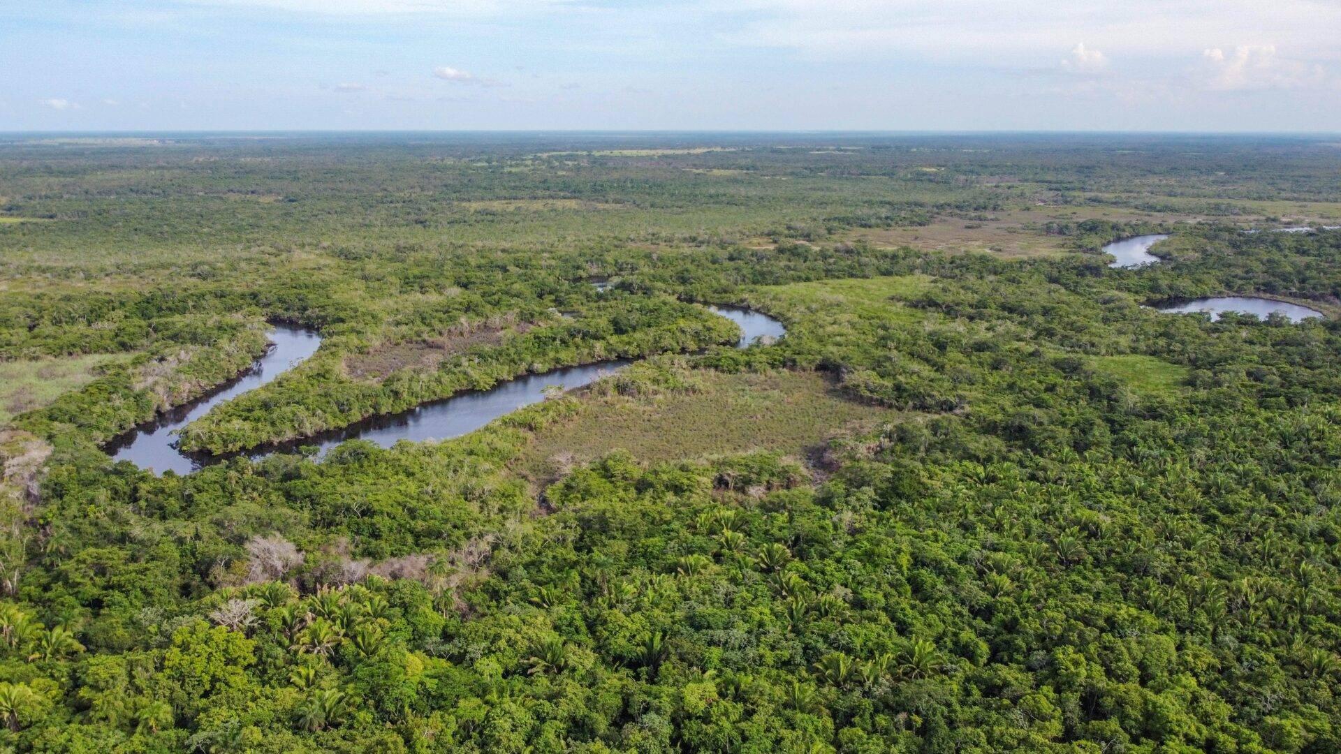 Reisender am Ufer des Niger in Guinea, Westafrika