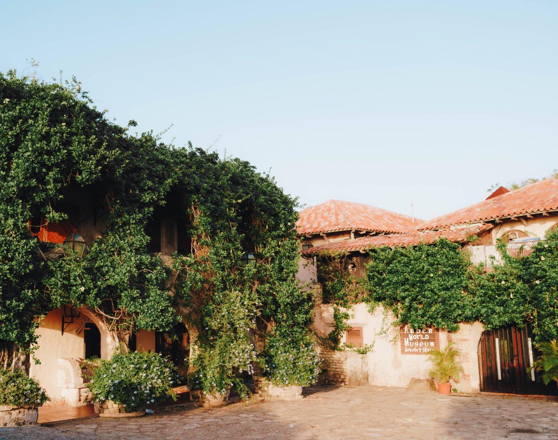 Stone-built Mediterranean-style village of Altos de Chavón overlooking the Chavón River