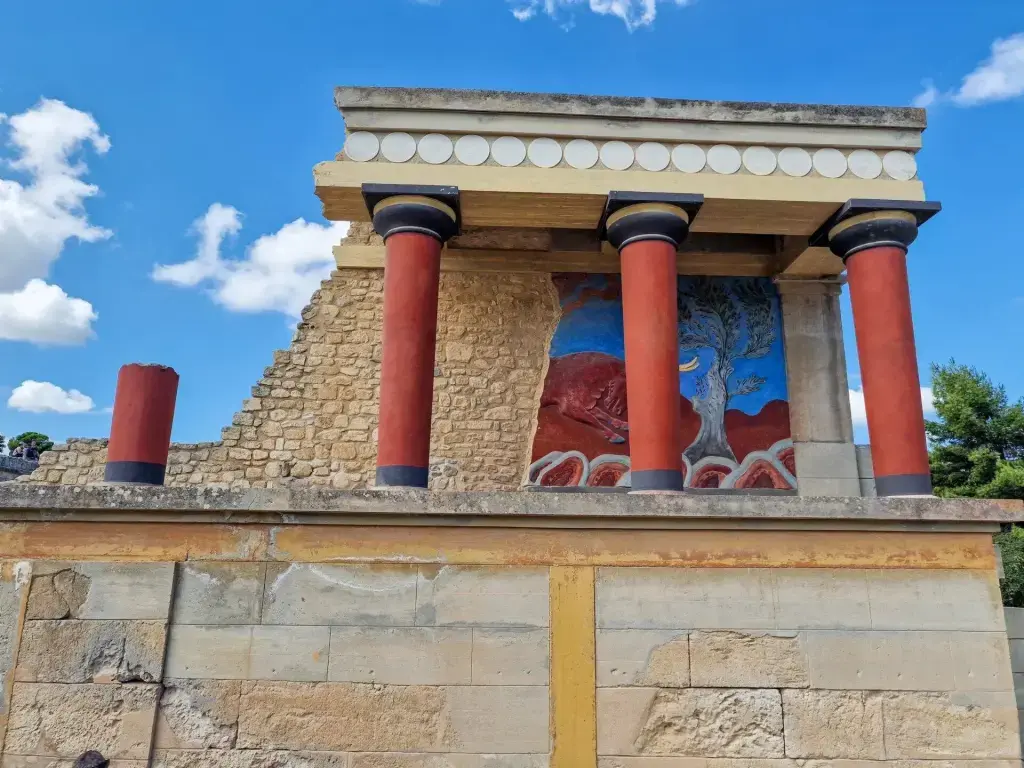 Grèce Palais de Knossos