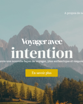 voyager avec intention