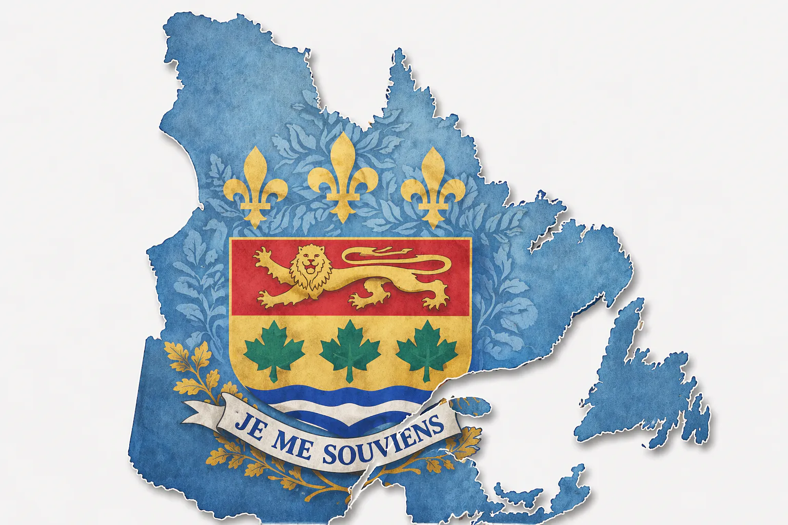 Carte emblématique du Québec